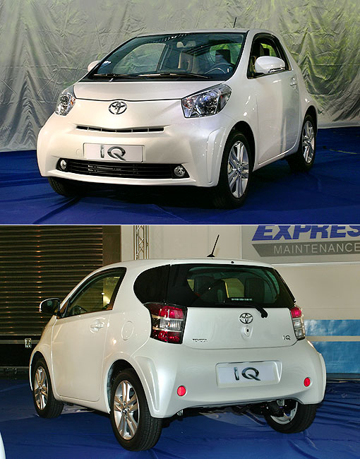 2008年量产问世的都会迷你小车iq,乃toyota近年积极发展的「车身极小