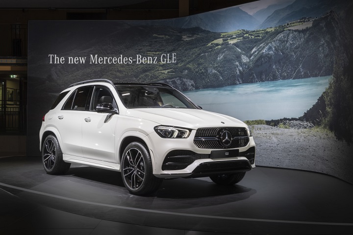 2018巴黎车展:amg a 35 4matic同台,mercedes-benz gle正式亮相