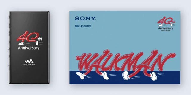 Walkman 40週年紀念款式-NW-A100 TPS。