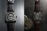 Bell & Ross BR 01 SKULL BRONZE 護身符腕錶