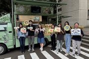 14臺得利卡行動直銷車加入桃園好農行列,楊梅農會仙草彩繪車現身中華汽車