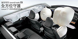 全方位守護 - Lexus CT 200h的安全科技