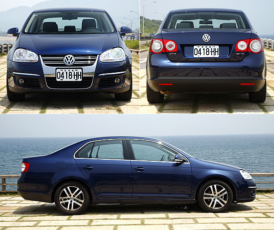 车头与车尾巧妙融合golf与passat的经典设计元素,让四门设定的jetta