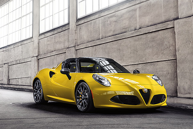 小跑車4c敞篷版來了 Alfa Romeo發表4c Spider U Car