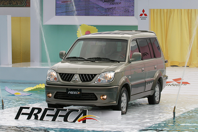 图为2003年底中华三菱所发表的freeca,也因著新的第四期环保法规,2005