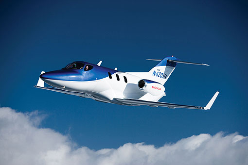 honda飞上天!honda hondajet双引擎商务客机亮相