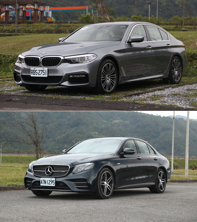 bmw 530i m sport与mercedes-amg e 43 4matic会在赏车会上提供静态赏