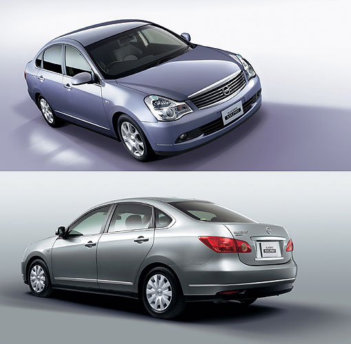 bluebird sylphy在外观上和teana颇为神似,展现出中型