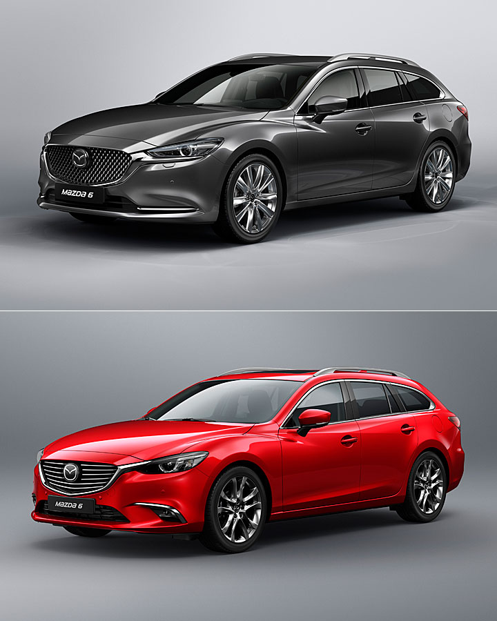 2018日内瓦车展:回到旅行车主场,mazda预告mazda6 wagon小改款发表
