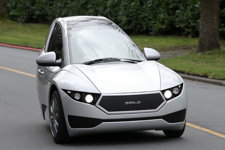 electra meccanica 旗下第一辆单人座电动车solo生产完成,准备进行一