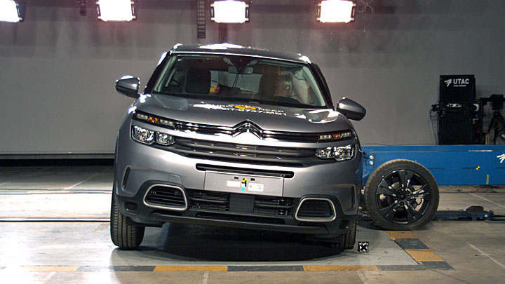 即将在台上市的 citron c5 aircross 在 euro ncap 创下佳绩.