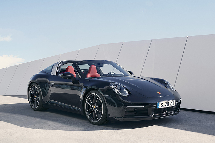 导入4s单一车型,预售792万起,porsche大改款911 targa车系发表