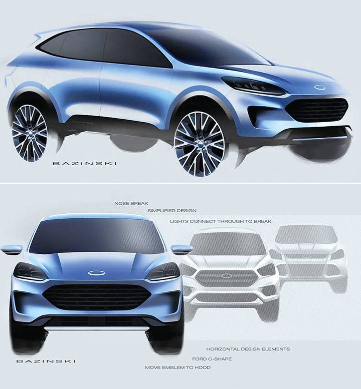 以新世代流動曲面語彙構型 Ford Kuga外觀設計介紹 U Car