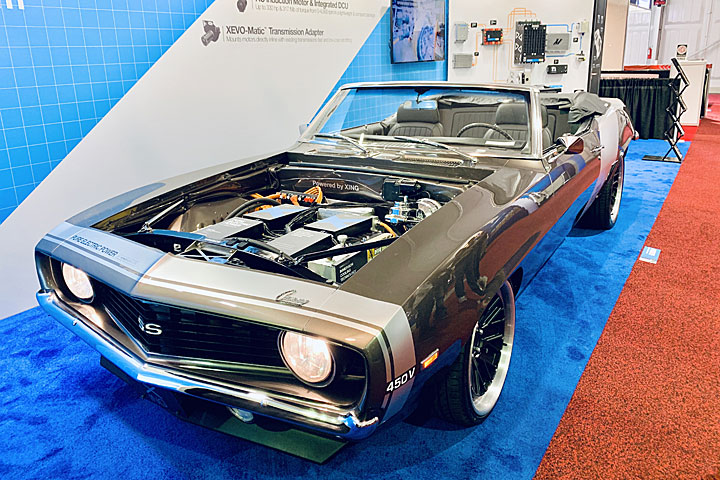 2019 SEMA改裝大展：XING Mobility行競科技展出電動化1969年Chevrolet