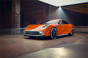 1,360匹與高性能電池模組
M-AMG Concept GT XX概念車