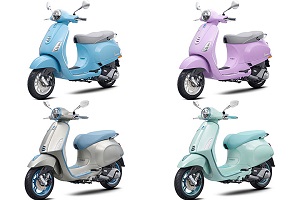 全新粉嫩色系來襲
Vespa新年式白牌車系登場