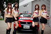 助陣百大美女票選，Mitsubishi Lancer iO美女相伴