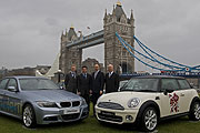 BMW宣佈成為2012年倫敦奧運會與殘障奧運會汽車合作夥伴