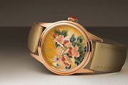 再次貼近中國主題，Edox祥瑞花卉琺瑯機械腕錶