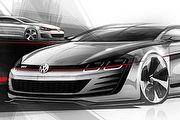 500匹的VW Golf！Design Vision GTI草圖公佈