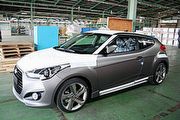 車展開放接單預售，Hyundai Veloster展示新車到港