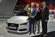 實力均衡、質感精進為關鍵，Audi A3獲2014世界風雲車頭銜