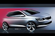 更寬、更低、更年輕，新一代Škoda Fabia草圖公開