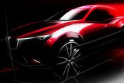 進軍小型跨界休旅市場，Mazda CX-3預告洛杉磯