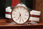 Gucci 2015新品登臺，綠紅綠Nato錶帶最吸睛