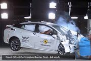 Euro NCAP撞擊測試報告出爐，Toyota Prius獲五星評價