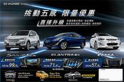 多款車型優惠加碼，Hyundai 5月份促銷優惠