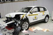 全新Tiguan獲得五星評價，Euro NCAP新一期撞擊測試結果出爐