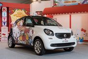 Smart Forfour變身Kitty專車，同遊花博「Hello Kitty Go Around 歡樂嘉年華」