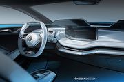 2017上海車展：品牌未來電動跑旅概念，Škoda Vision E概念車內裝草圖曝光