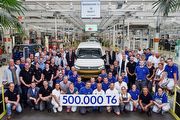 3年即達成、臺灣貢獻約0.8％，第50萬輛Volkswagen T6 Transpoter下線