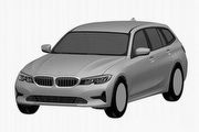 2019年3月日內瓦車展登場？大改款BMW 3 Series Touring專利圖流出