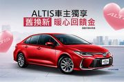 大改款Corolla Altis上市三重好康優惠，4月Toyota販促活動