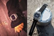 G-SHOCK合作陳冠希潮流品牌CLOT 全透錶殼搭配復古帆布錶帶