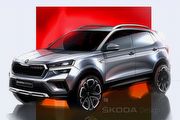 印度市場專屬，Škoda全新休旅Kushaq草圖曝光