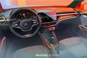 確認5月4日發表，Škoda公布大改Fabia內裝設計草圖