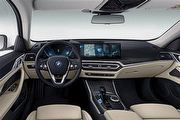 [U-EV] 採iDrive 8系統、12.3吋儀表與14.9吋曲面螢幕，BMW i4內裝發表前流出