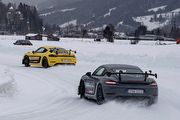 兼顧環保與性能、eFuels合成燃料運用，Porsche 718 Cayman GT4 RS現身雪地賽事GP Ice Race