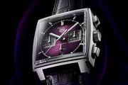 姚元浩最佳選擇，TAG Heuer泰格豪雅Monaco紫色錶面計時腕錶正式上市