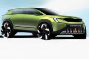 揭示Modern Solid新設計語言，Škoda公布Vision 7S概念車外觀草圖