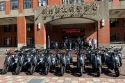 邁向綠能化目標，台灣山葉Yamaha捐贈30輛EMF給予新竹縣政府警察局