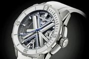 建議售價80.6萬元，雅典錶潛水系列DIVER X鏤空腕錶炫白款上市