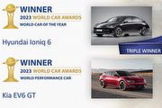 2023年世界年度風雲車出爐，Ioniq 6橫掃3大獎項、Hyundai繼Ioniq 5再蟬聯風雲車大獎，Kia EV6 GT獲年度性能車殊榮