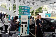 中油加速能源轉型提升多元整合服務，首座自建自營電動車快速充電站啟用