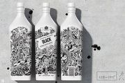 限量2,500瓶，Johnnie Walker 黑牌AIR-INKTM全球限定臺北瓶正式登場，聯乘臺灣塗鴉藝術家BlackZao