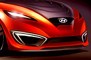 後驅跑車藍圖，Hyundai Concept Genesis Coupe預告洛杉磯首演